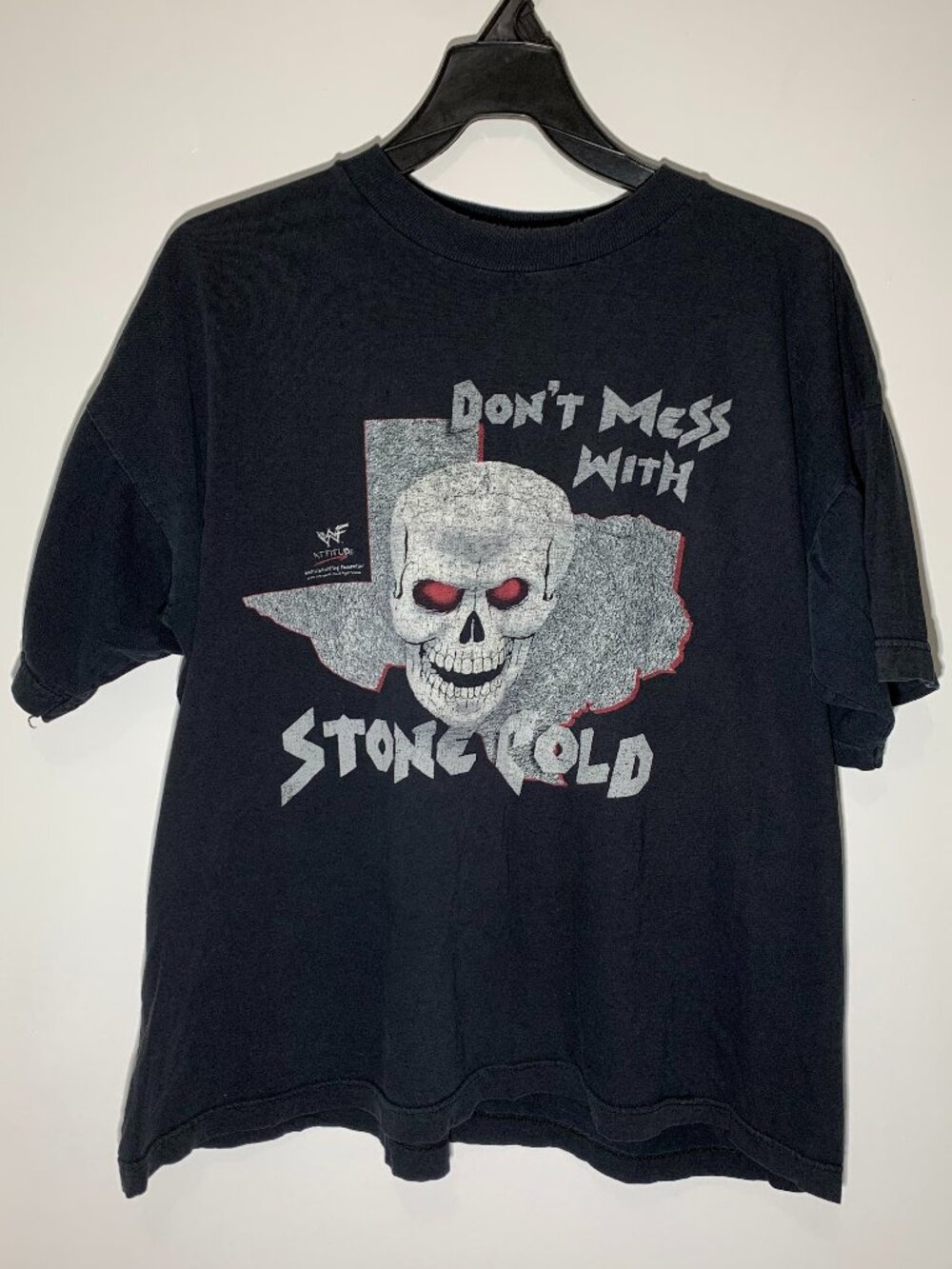 Vintage 90s WWF Attitude Era Stone Cold Steve Austin Texas T-Shirt Large Rare